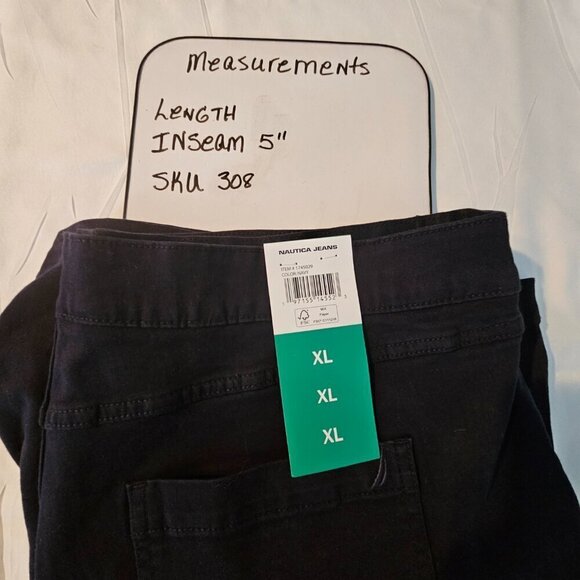 Nautica Jeans Women's Navy‎ Blue Casual Shorts Size XL NWT - Picture 8 of 8